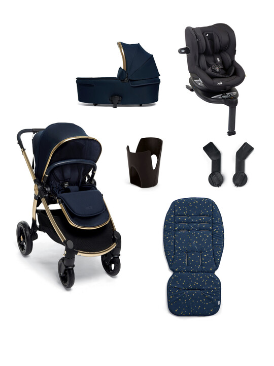 Strada 6 Piece Essentials Bundle Midnight with Coal Joie Car Seat image number 1